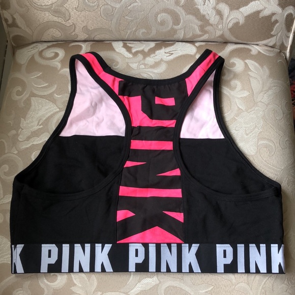 VS Pink Unlined Racerback Sports Bra - Picture 2 of 3